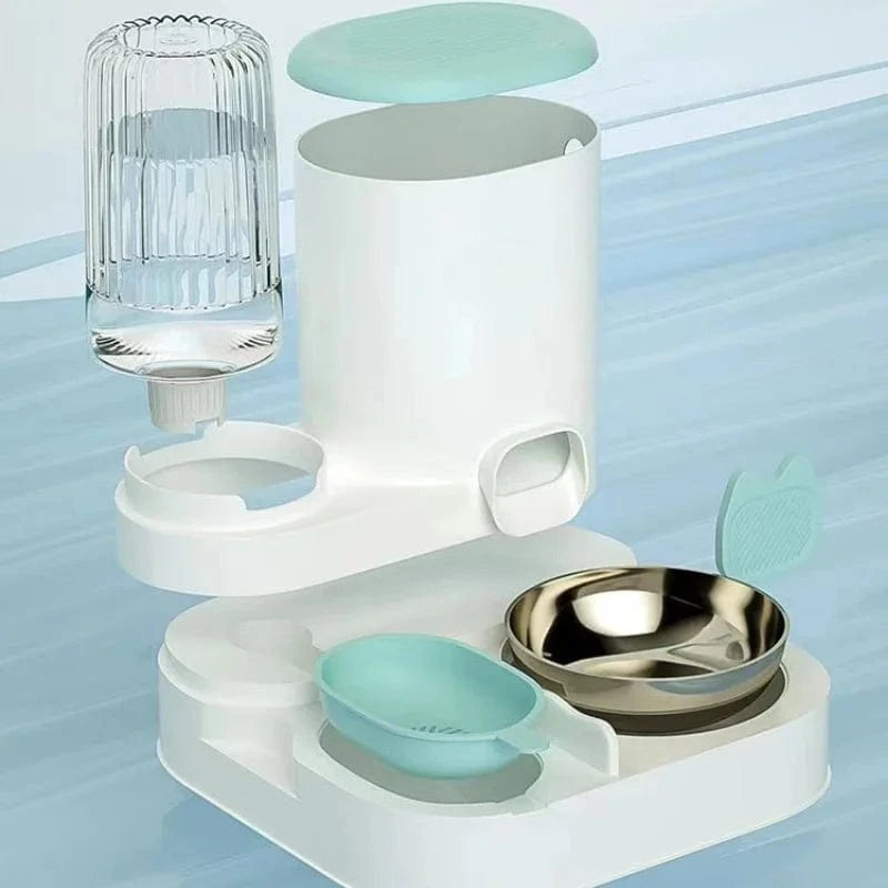 ZEDAPaw Automatic Cat & Dog Feeder – Integrated Food & Water