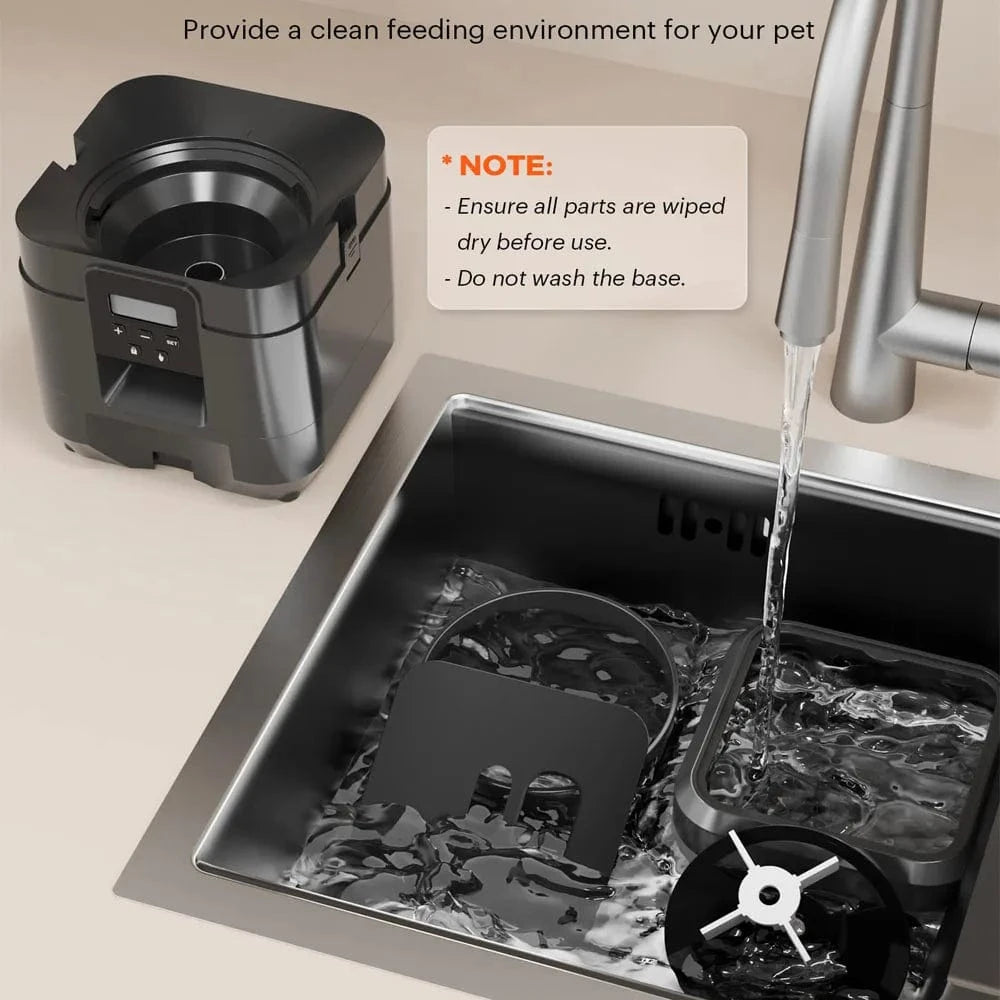 ZEDAPaw Automatic Cat & Dog Food Dispenser with Timed Portion Control