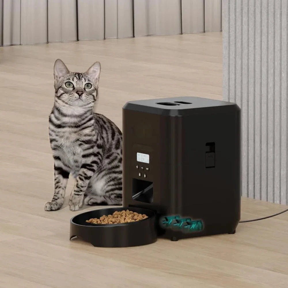 ZEDAPaw Automatic Cat & Dog Food Dispenser with Timed Portion Control