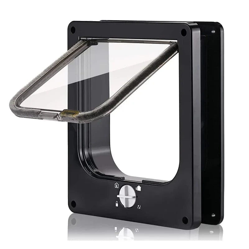 ZEDAPaw Black / 22x19 Durable ABS Pet Door for Cats & Small Dogs