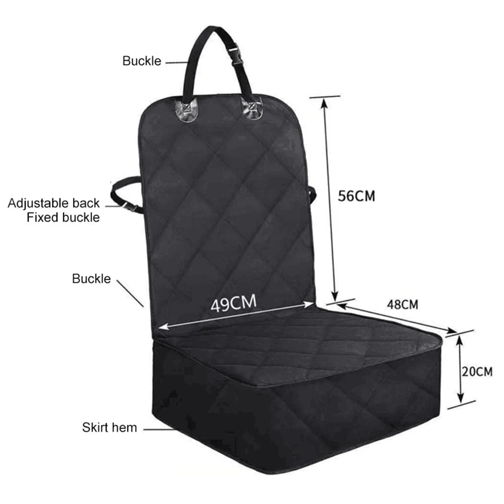 ZEDAPaw Black Folding Pet Carrier Mat & Protector for Cars, Trucks & SUVs