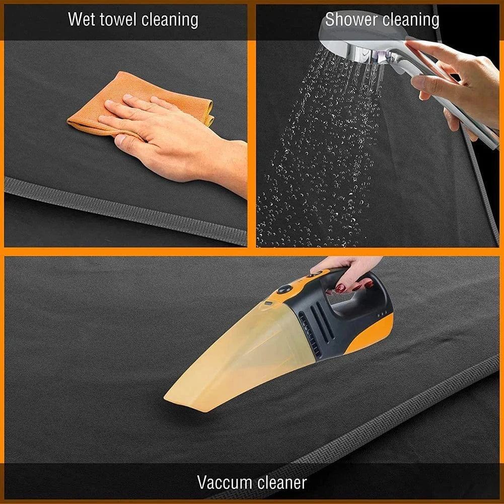 ZEDAPaw Black Folding Pet Carrier Mat & Protector for Cars, Trucks & SUVs