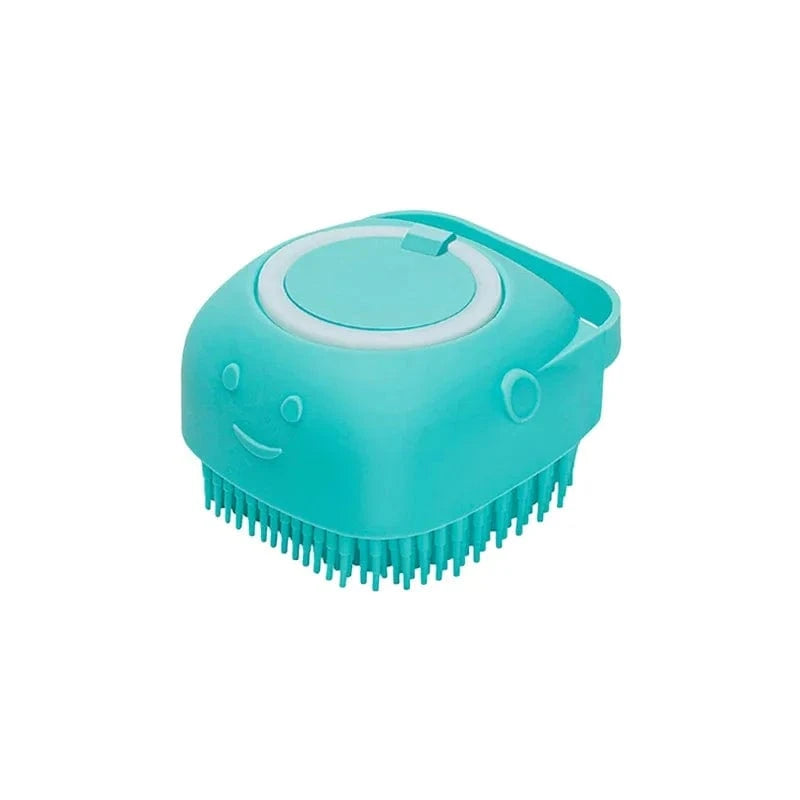ZEDAPaw Blue Soft Silicone Shampoo Dispenser for Dogs & Cats