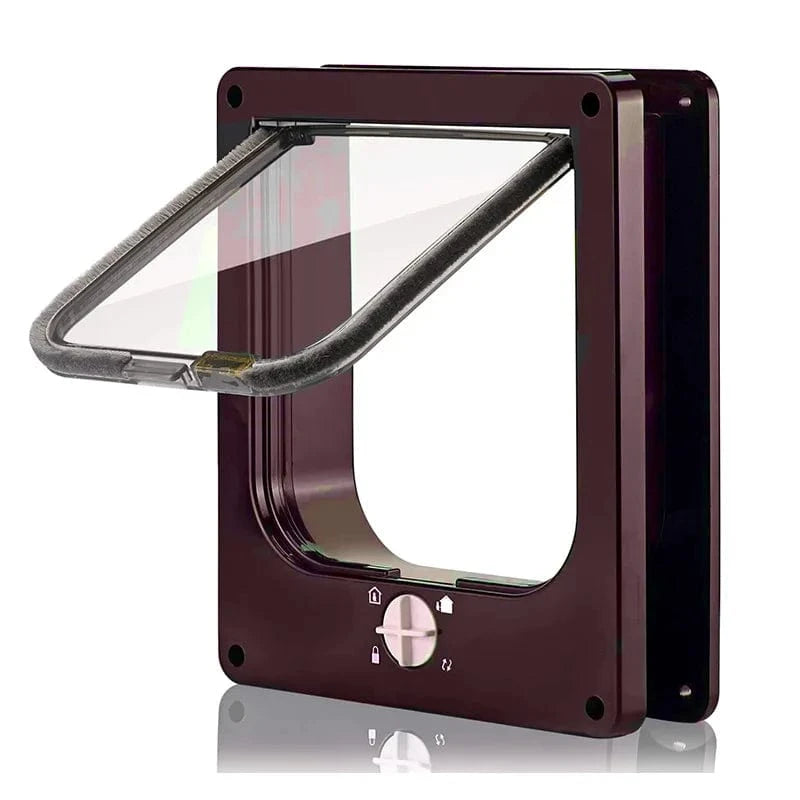ZEDAPaw Burgundy / 22x19 Durable ABS Pet Door for Cats & Small Dogs