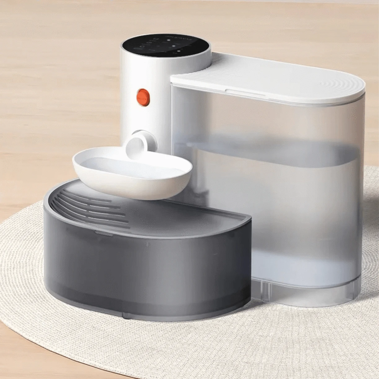 ZEDAPaw Gray 3L Smart Wireless Pet Water Fountain