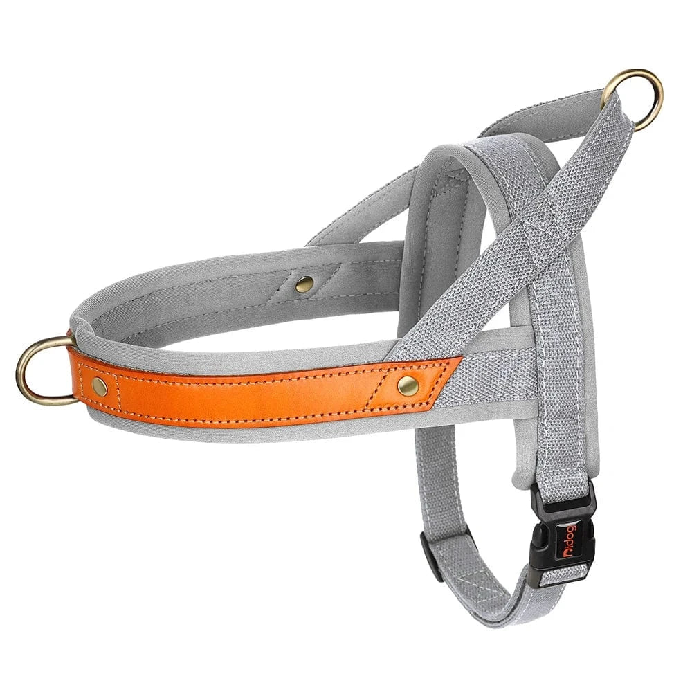ZEDAPaw Gray / XS No-Pull Dog Harness