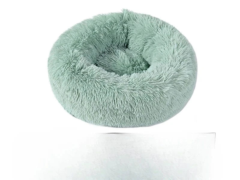 ZEDAPaw Green 40 cm Warm Plush Round Cat & Dog Bed