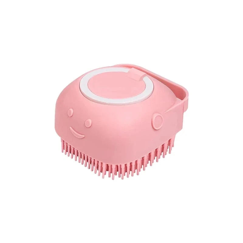 ZEDAPaw Pink Soft Silicone Shampoo Dispenser for Dogs & Cats