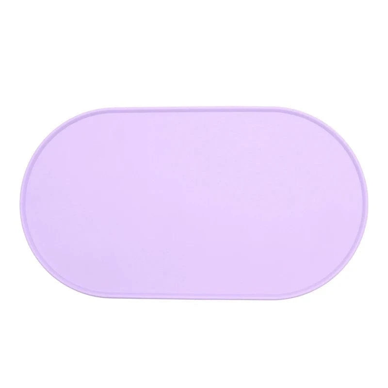 ZEDAPaw Purple / M Waterproof Non-Slip Placemat for Dog & Cat Food Bowls