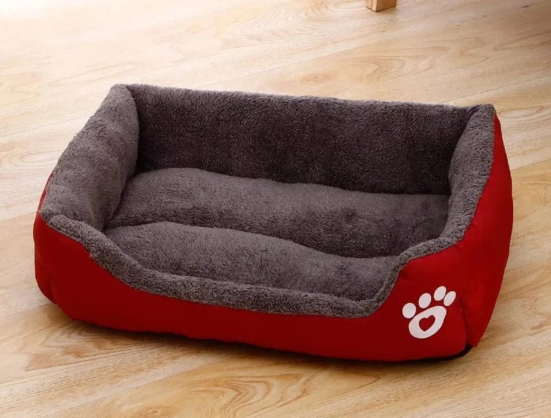 ZEDAPaw Red / 40x30 Soft Breathable Kennel House for Cats & Small to Medium Dogs