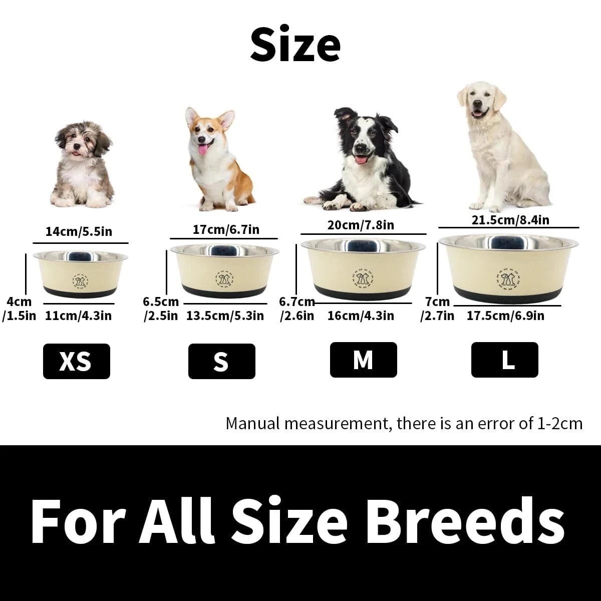ZEDAPaw Stainless Steel Pet Bowl