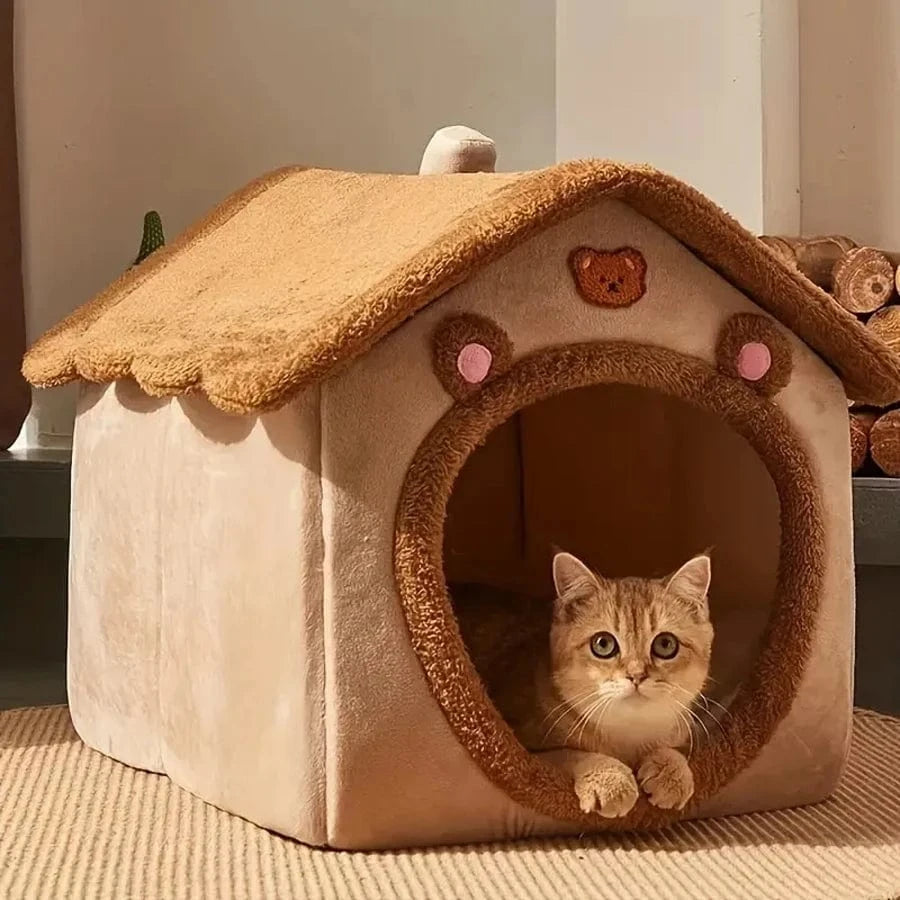ZEDAPaw Washable Pet House for Small Dogs & Medium Cats