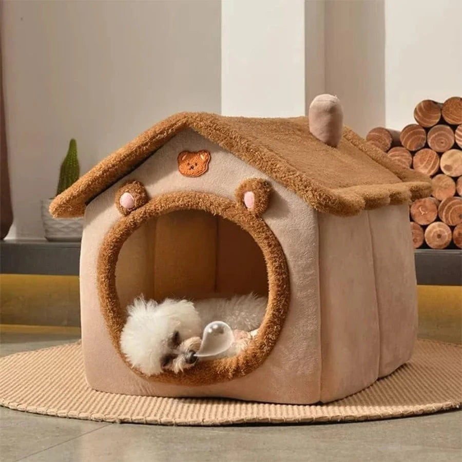 ZEDAPaw Washable Pet House for Small Dogs & Medium Cats
