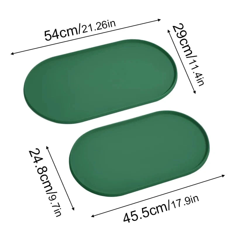 ZEDAPaw Waterproof Non-Slip Placemat for Dog & Cat Food Bowls