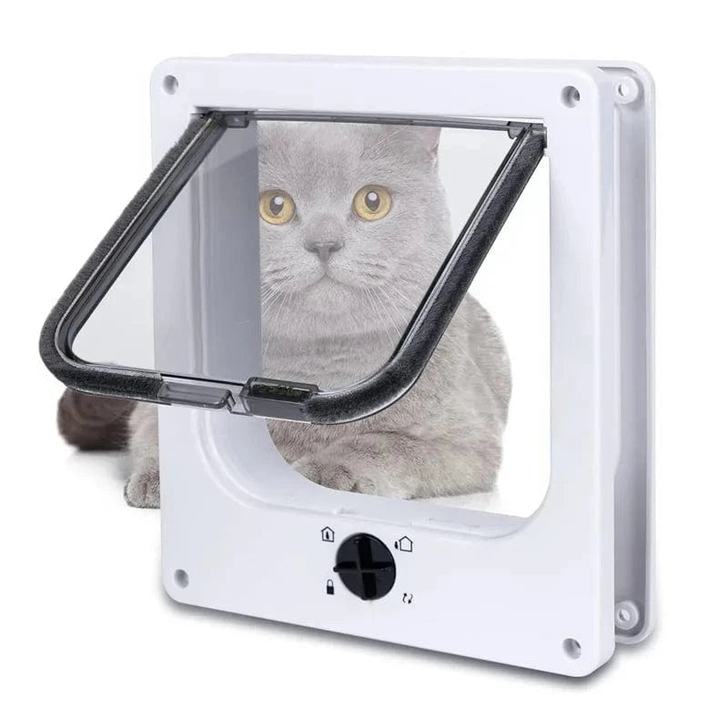 ZEDAPaw White / 22x19 Durable ABS Pet Door for Cats & Small Dogs