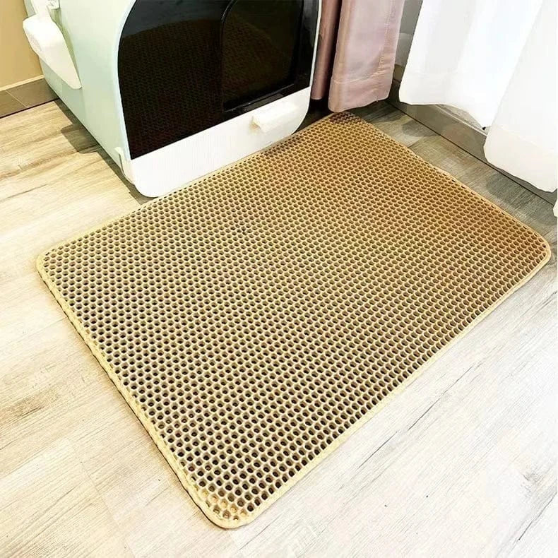 ZEDAPaw Yellow / 30x30 Large Waterproof Cat Litter Mat