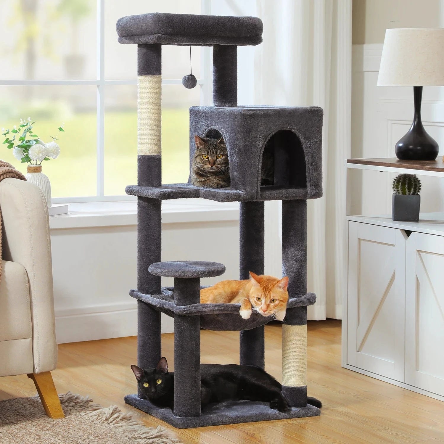 ZEDAPaw 113 cm Multi-Level Cat Cat Tower