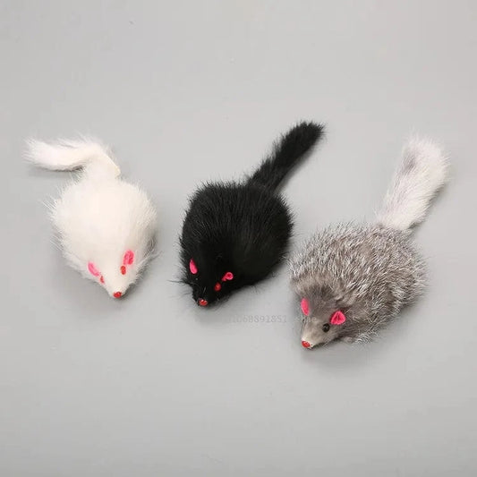 ZEDAPaw 2 Realistic Cat Mice Toys