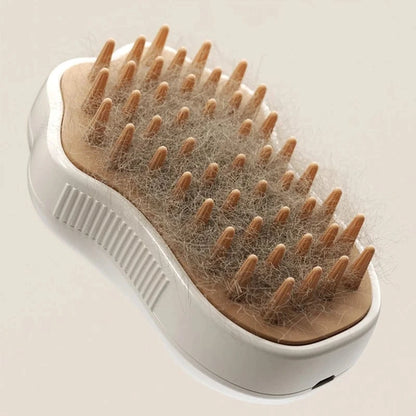 ZEDAPaw 3-in-1 Pet Steam Brush – Electric Grooming Sprayer & Massage