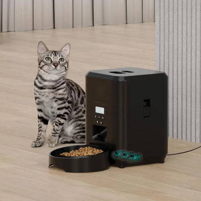 ZEDAPaw Automatic Cat & Dog Food Dispenser with Timed Portion Control