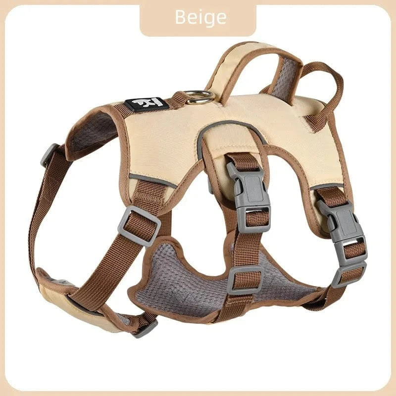 ZEDAPaw Beige / S Reflective Dog Walking Harness No-Pull