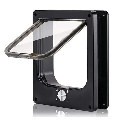 ZEDAPaw Black / 22x19 Durable ABS Pet Door for Cats & Small Dogs