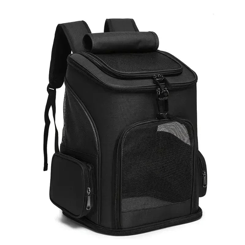 ZEDAPaw Black Large Capacity, Breathable & Foldable Travel Bag for Cats & Small Dogs