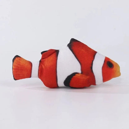 ZEDAPaw Clownfish 20 cm Realistic Plush Fish Cat Toy