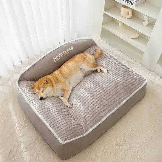 ZEDAPaw Cozy Winter Sofa Basket for Dogs & Cats