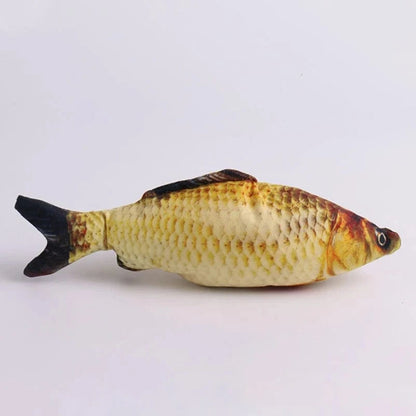 ZEDAPaw Crucian Carp 20 cm Realistic Plush Fish Cat Toy