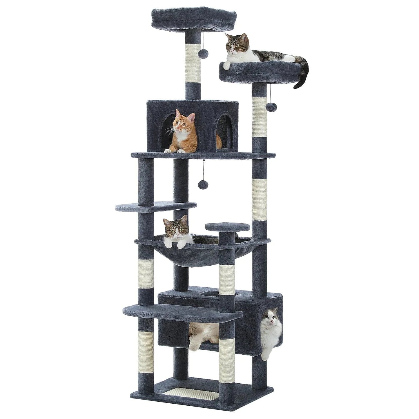 ZEDAPaw Deep Grey / 136 Large Cat Tree & Tower