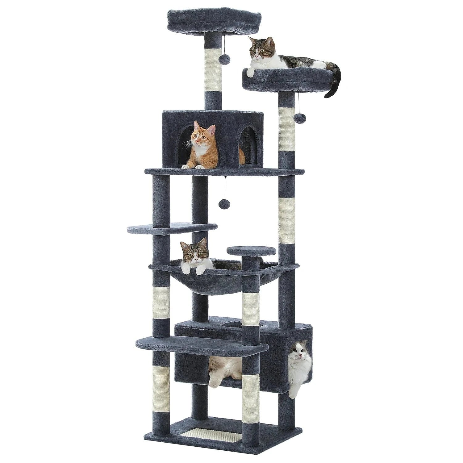 ZEDAPaw Deep Grey / 136 Large Cat Tree & Tower