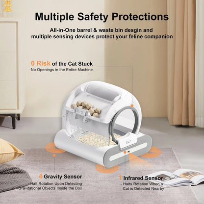 ZEDAPaw DOEL Self-Cleaning with App Control & Litter Mat