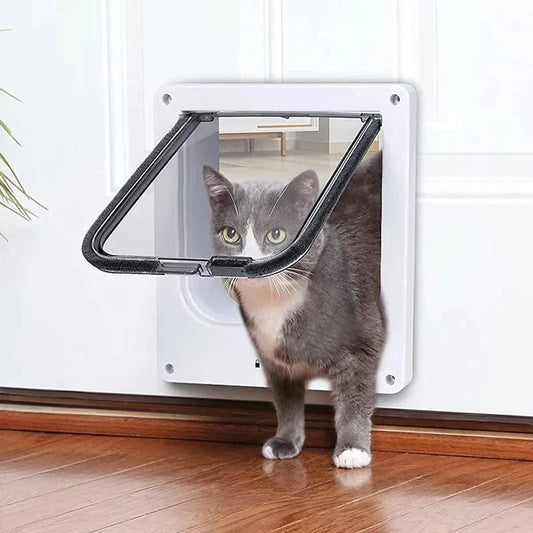 ZEDAPaw Durable ABS Pet Door for Cats & Small Dogs