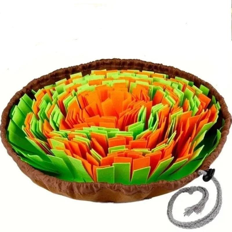 ZEDAPaw Garden Foldable Dog & Cat Slow Feeder Training Mat