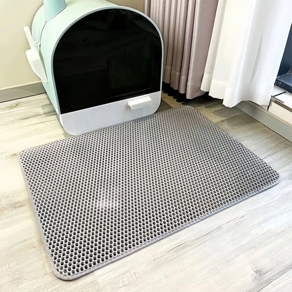 ZEDAPaw Gray / 30x30 Large Waterproof Cat Litter Mat