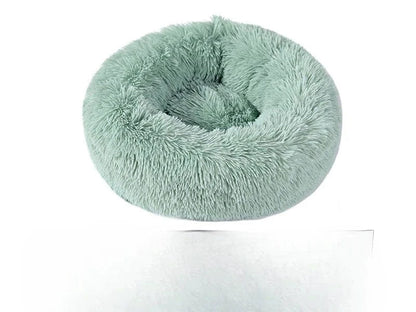 ZEDAPaw Green 40 cm Warm Plush Round Cat & Dog Bed