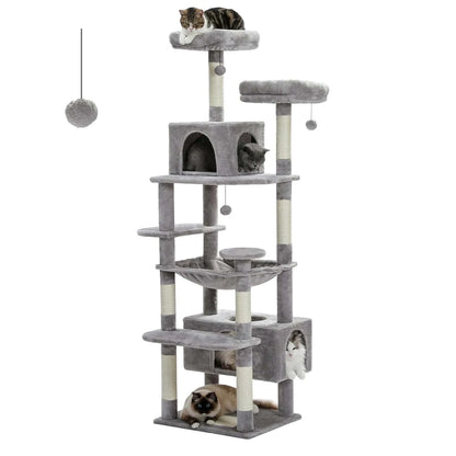 ZEDAPaw Grey / 136 Large Cat Tree & Tower