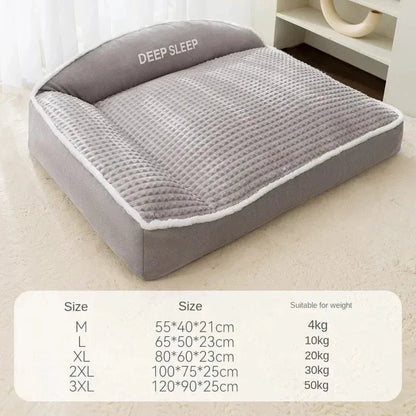 ZEDAPaw Grey / M Cozy Winter Sofa Basket for Dogs & Cats