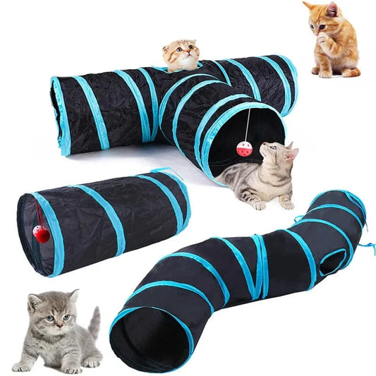 ZEDAPaw Interactive Play Tunnel Toy for Indoor Cats