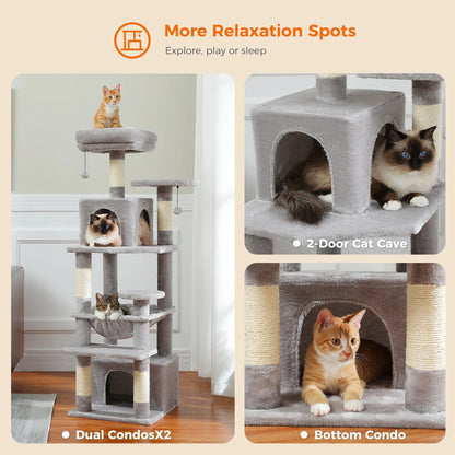 ZEDAPaw Large Cat Tree & Tower