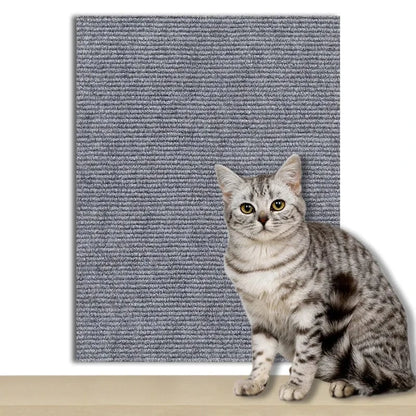 ZEDAPaw Light Grey / 30x30 Self-Adhesive Scratch Mat Pad - Cat Scratcher Sofa Protector