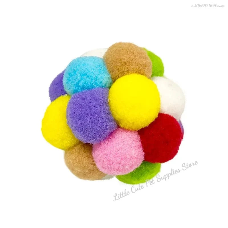 ZEDAPaw Mixed 6 cm Interactive Cat Toy Balls with Bells