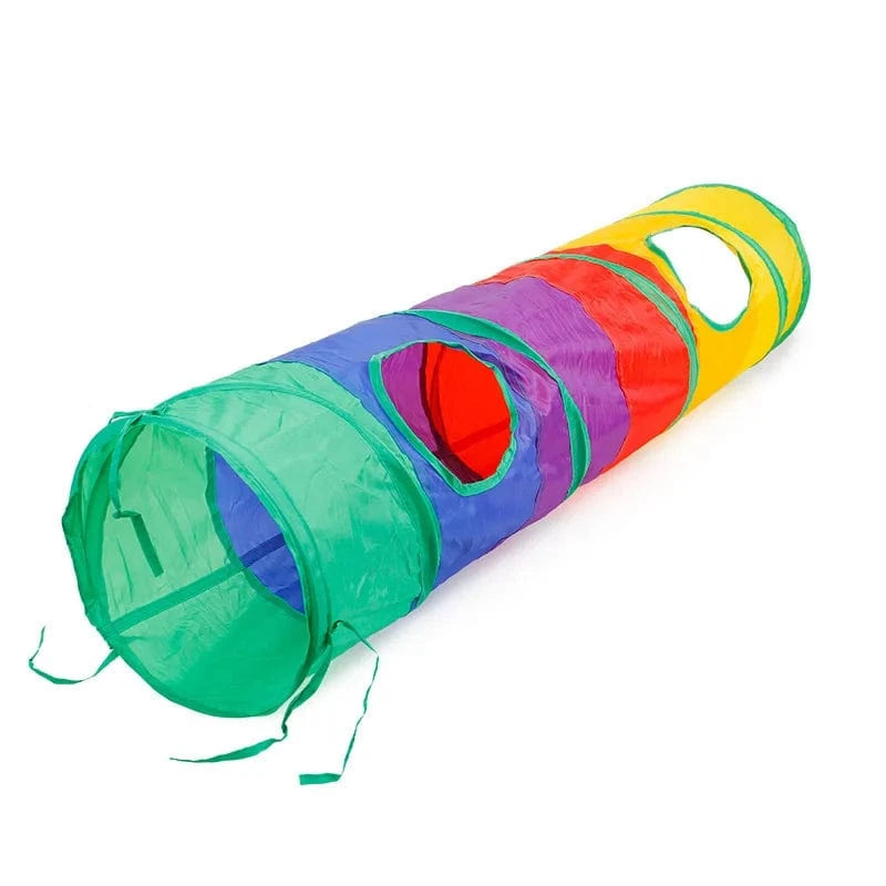 ZEDAPaw Multi-Color Tunnel Interactive Play Tunnel Toy for Indoor Cats