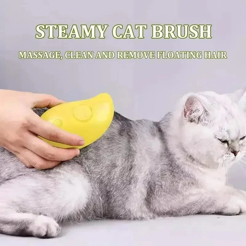 ZEDAPaw Pet Steam Brush – Electric Grooming Comb