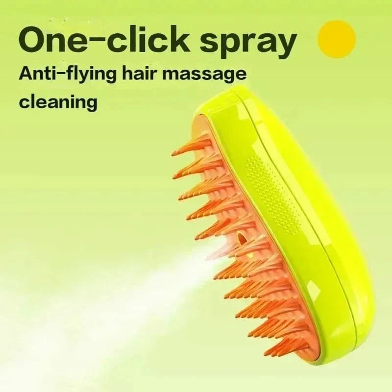 ZEDAPaw Pet Steam Brush – Electric Grooming Comb