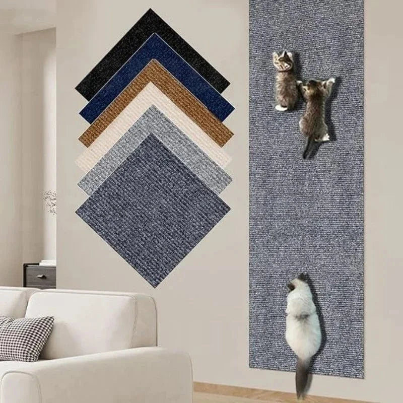 ZEDAPaw Self-Adhesive Scratch Mat Pad - Cat Scratcher Sofa Protector