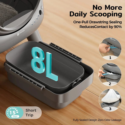 ZEDAPaw Shop Amicura Cura X1 Smart Automatic Cat Litter Box