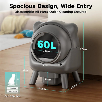 ZEDAPaw Shop Amicura Cura X1 Smart Automatic Cat Litter Box