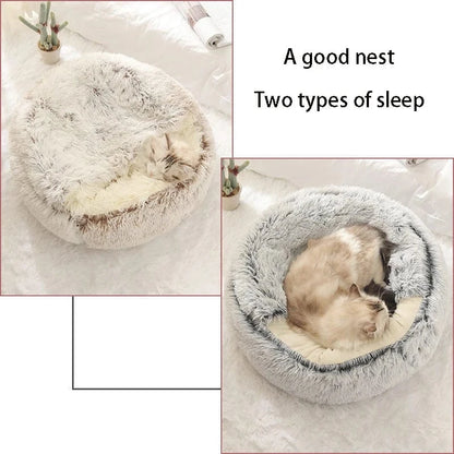 ZEDAPaw Soft Plush Bed for Cats, Kittens & Small Dogs